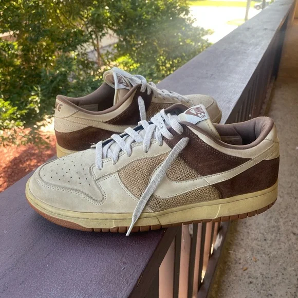 Nike Dunk Low CL SB Leather Hemp Shoes 304714-224 Men’s Size 12 - Picture 2 of 10